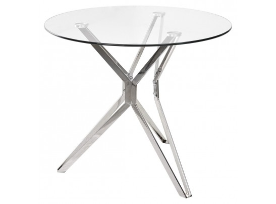Стол RIGA D90 прозрачный в Каменске-Уральском