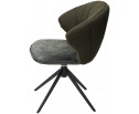 Стул ASTRA 360 град. поворот Зеленый Sonic 77 ткань / 7525-156 велюр / черный каркас, ®DISAUR