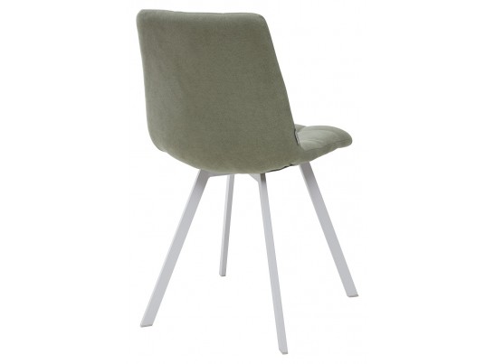 Стул CHILLI SQUARE UF860-11B мятный, ткань/ белый каркас в Каменске-Уральском