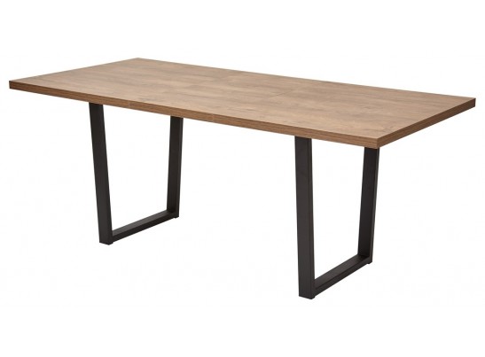 Стол ЛОФТ 138 Дуб Канзас/ Черный в Каменске-Уральском