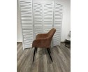 Стул BRANDY WZ2042-08 бронзовый фактурный велюр/ черный каркас в Каменске-Уральском