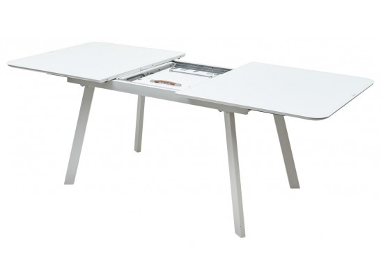 Стол ARUBA 160 WHITE/cупер белое глянцевое стекло в Каменске-Уральском