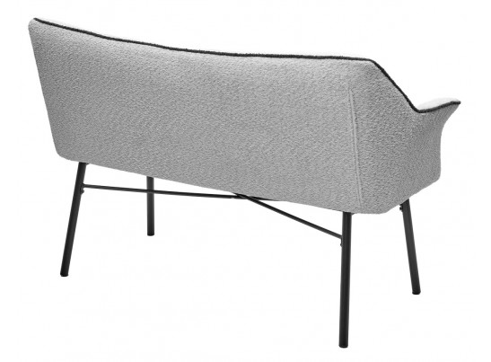 Скамья BERGAMO UF998-14 светло-серый, букле / UF998-16 темно-серый / Товарный знак DISAUR в Каменске-Уральском