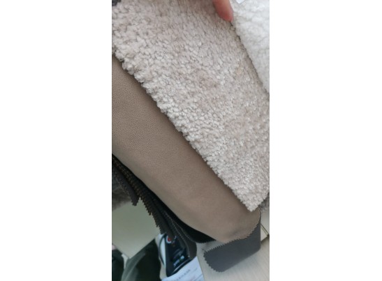 Стул ЭЛЕФАНТ 360 град. поворотный, Alpina Cream, букле / Magnum 130 искуств.замша / Черный, в Каменске-Уральском