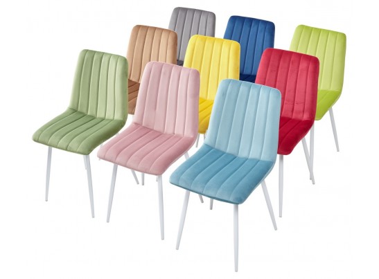 Стул DUBLIN G108-26 стебелек перца, велюр / белый каркас в Каменске-Уральском