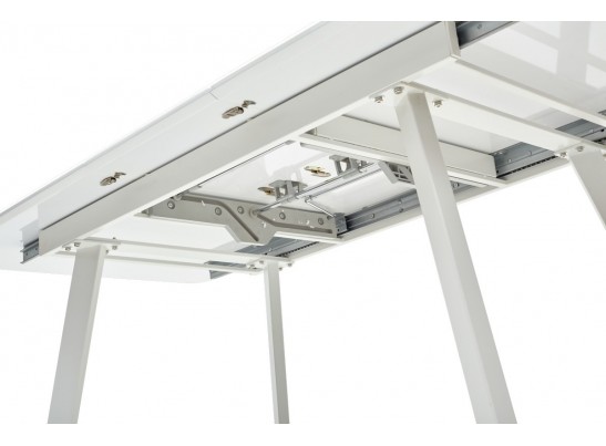 Стол ARUBA 160 WHITE/cупер белое глянцевое стекло в Каменске-Уральском