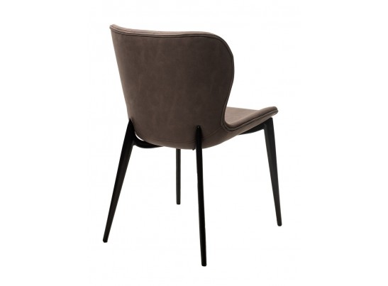 Стул КЛОД, цвет Kiprus-04 Коричневый, искусственная замша / черный каркас в Каменске-Уральском