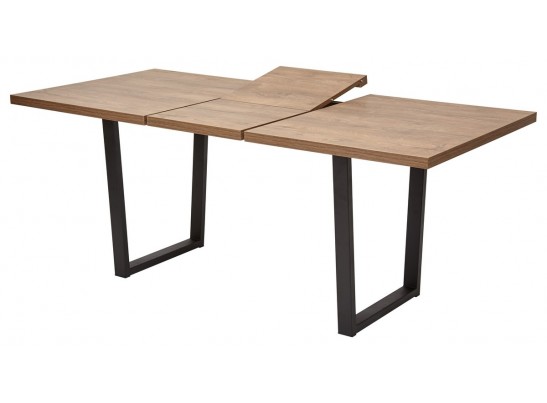 Стол ЛОФТ 138 Дуб Канзас/ Черный в Каменске-Уральском