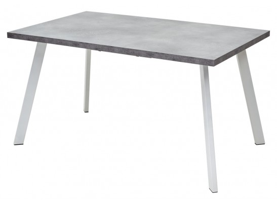 Стол BRICK M 140 Бетон Портленд/ Белый в Каменске-Уральском