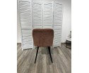 Стул BRANDY WZ2042-08 бронзовый фактурный велюр/ черный каркас в Каменске-Уральском
