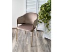 Стул DILL BLUVEL-40 BEIGE, велюр/ золотой каркас в Каменске-Уральском