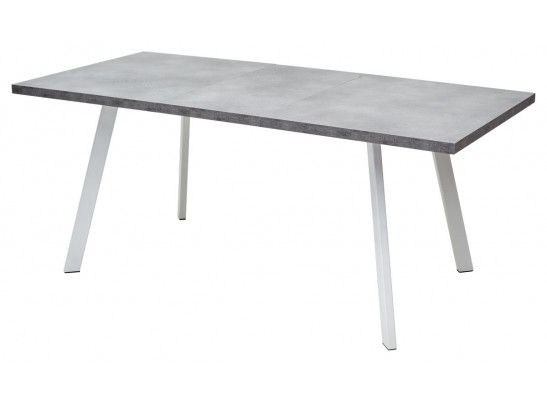 Стол BRICK M 140 Бетон Портленд/ Белый в Каменске-Уральском