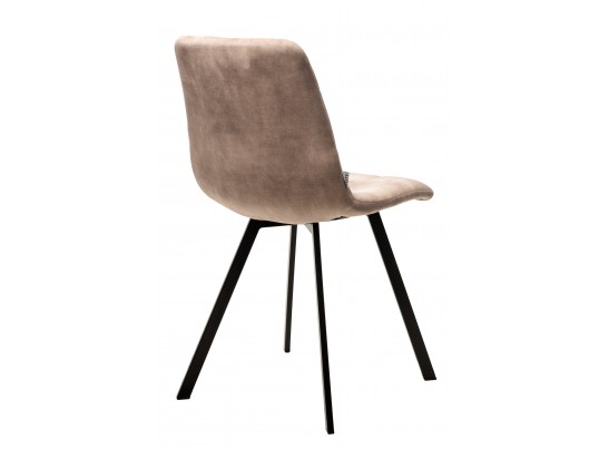 Стул CHILLI SQUARE UF912-10B античный бежевый, велюр без "пальчиковый"/ черный каркас в Каменске-Уральском