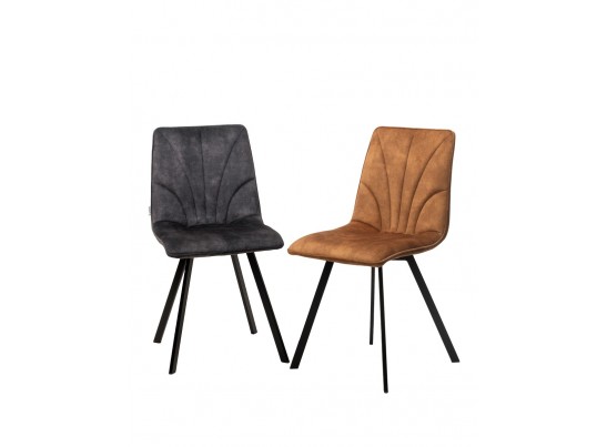 Стул ARFA VT5001-4 античный медный, велюр без "пальчикового" эффекта/ черный каркас в Каменске-Уральском