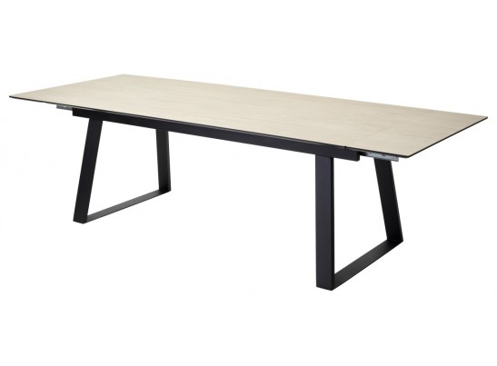 Стол Франк 200 Дуб коричневый, керамика / черный каркас в Каменске-Уральском