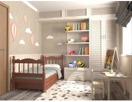 Кровать Bravo Алёнка Орех 