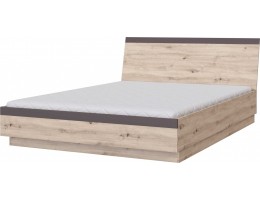 Кровать 140*200 Bravo Тиана Дуб Бонифаций/Вольфрам