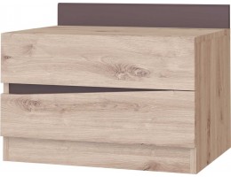 Тумба прикроватная Тиана Дуб Бонифаций/Вольфрам