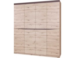 Шкаф №4 Тиана Дуб Бонифаций/Вольфрам